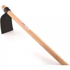 Houe forgée 200x140mm avec manche bois / pce