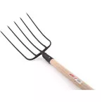 5-tands mestvork met houten steel / pce