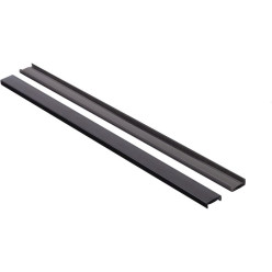 Zwarte profielkap LineMini, Inline, InLineMini, XL, Tri-Line Mi / 2m
