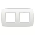 Plaque Original de recouvrement double horizontale blanc Niko / pce