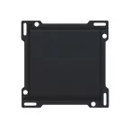 Niko black single switch finishing set per piece