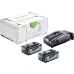 Ensemble de 2 accus 8Ah Festool 18V + systainer / pce