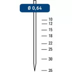 Headless Pins P6 for Nail Gun - Length 22mm / 20000pcs