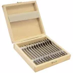 Wooden Box Set of 13 Flat Wood Drill Bits per piece
