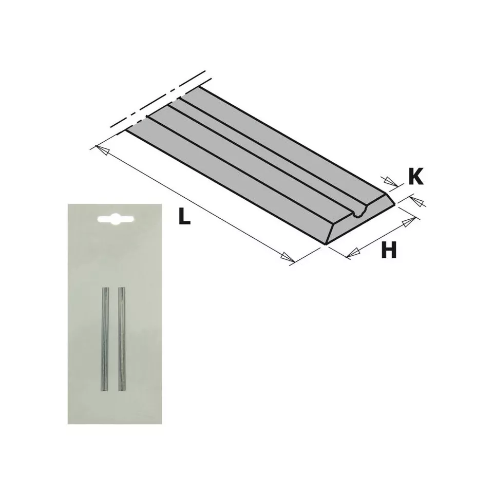 Couteaux réversible HM 82mm / 2pce