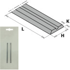 Couteaux réversible HM 82mm...