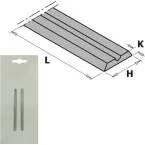 Makita reversible blade HM 82 mm 2 pieces