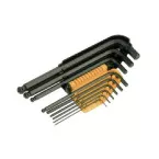 Set of 9 Ball-End Allen Keys 1.5 to 10 mm with Holder per piece
