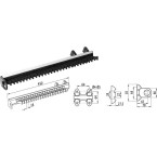 Sliding Tie Rack / pc