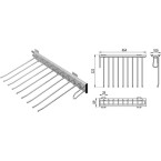 9-Piece Sliding Pants Rack...