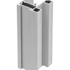 LOCA 18/4 Anodized Aluminum Handle Profile for 18mm Wood Panels or 4mm Glass Panels Length 3.05m