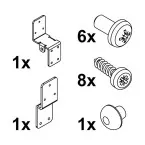 Adapter Set for Hawa Combino 35 H MS Damping Kit / pc