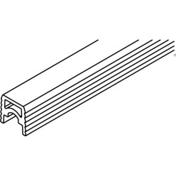Rail de guidage plastique gris, largeur de rainure 10mm Hawa Clipo 36 H IS et MS longueur 6m / 6m