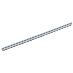 Hettich SlideLine 55 Plus grey plastic sliding and guide profile, length 4m, max 15kg per panel / 4m