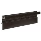 Loopprofiel geadoniseerd aluminium zwart WingLine 230 lengte 2,4m / 2.4m