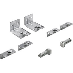Hettich STB 12 Lower Guide Set for 3 Doors per Piece