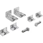 Kit de guidage inférieur pour 3 portes STB 11 / pce