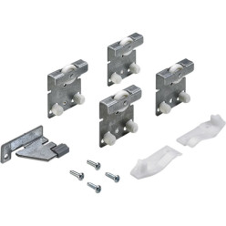 Hettich TopLine 27 Upper Sliding Kit for 2 Doors max 25kg per panel / pc