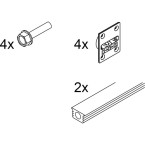 Zwart geanodiseerd...