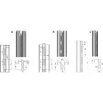 LINEAR aluminium geanodiseerd enkel rek / 3012mm