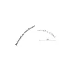 Curved BORKIA Rod for Hanger per Piece