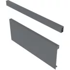 White Aluminum Drawer Front Panel Height 95mm Cut to Size for Slim Pot Drawer Interior Length 1.2m per piece