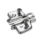 Plaque de montage nickelée...