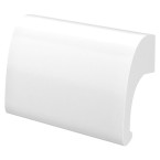 Witte aluminium deurgreep...