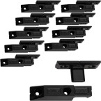 Flink Pair of Black PVC...