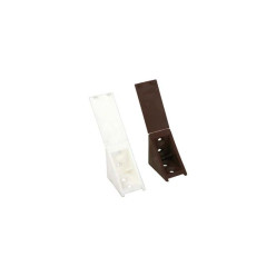 Équerre Systemac haute 4 trous n°103+ brun / pce