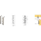 Ferrure d'assemblage pour...