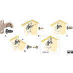 Vis à bois Ø4x12mm tête...