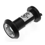 Deurkijker Ø14mm Rf 90min. zwart gelakt, deur 35-60mm / pce