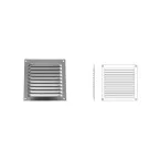 Grille estampée 436 Renson Ral 9010 400x400mm / pce