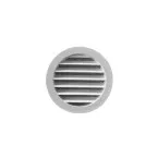Grille estampée ronde 434-R Renson Ral 9006 Ø100mm / pce