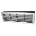 Grille coupe-feu 1H 400x100 naturel CAD ET CONT CAD ép. 40 / pce