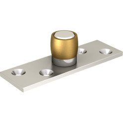 Bodemgeleider met greep op versterkte opschroefbare plaat met vierkante uiteinden voor "U" geleidingsprofiel 30x30mm SPORTUB 625