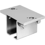 Support enveloppant d'extrémité à fixation plafond pour rail de roulement SPORTUB 6255 / pce