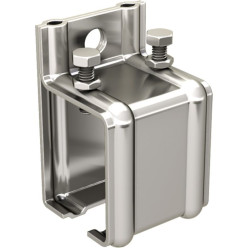 Support enveloppant d'extrémité à fixation murale pour rail de roulement SPORTUB 6255 / pce