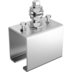 Support enveloppant d'extrémité à tige normale pour rail de roulement SPORTUB 6255 / pce