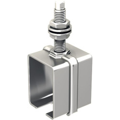 Support enveloppant à tige normale pour rail de roulement SPORTUB 6255 / pce