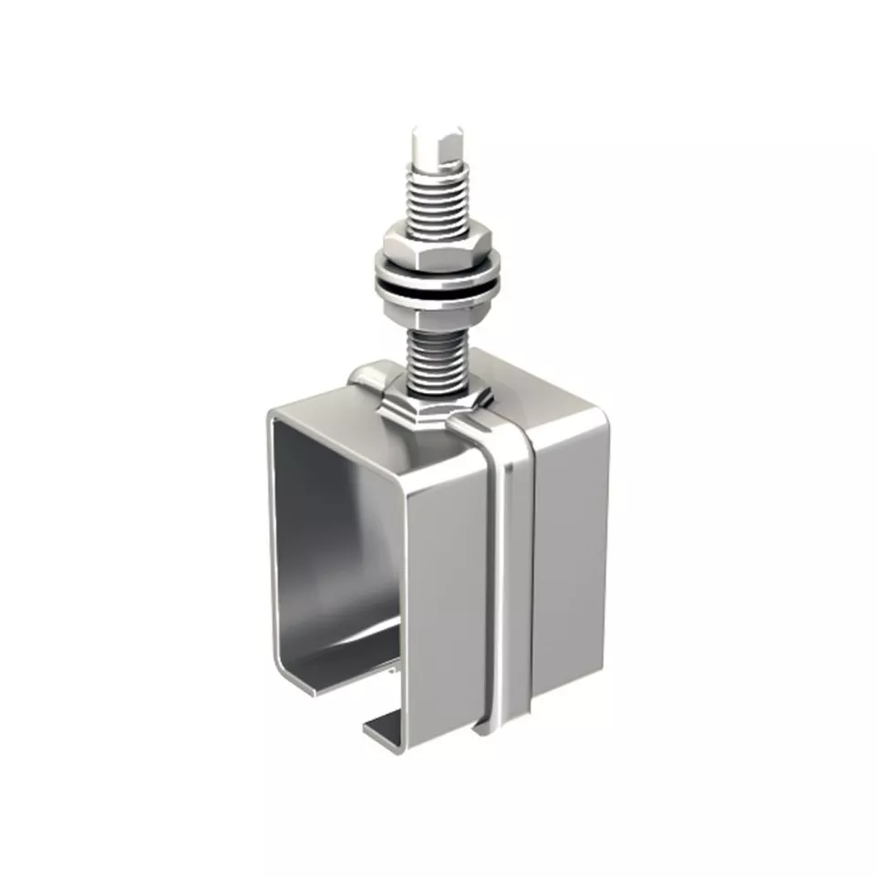 Support enveloppant à tige normale...