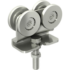 Zwenkwiel met zwanenhalssteun en 4 stalen kogellagerrollen SPORTUB 6255 max.400kg / pce