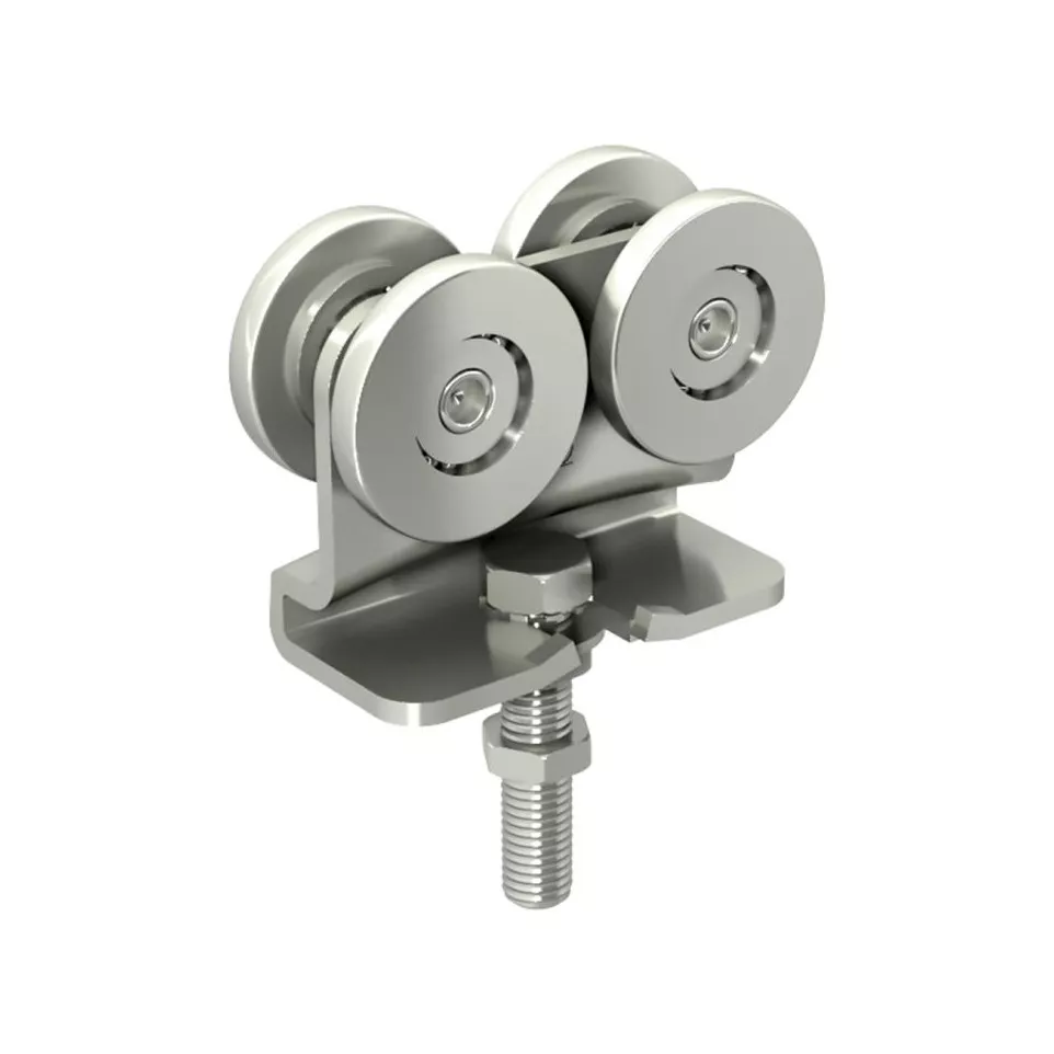 Zwenkwiel met zwanenhalssteun en 4...