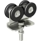 Cygnet Neck Bracket Roller with 4 Nylon Glass Fiber Ball Bearing Wheels SPORTUB 6255 max 300kg per piece