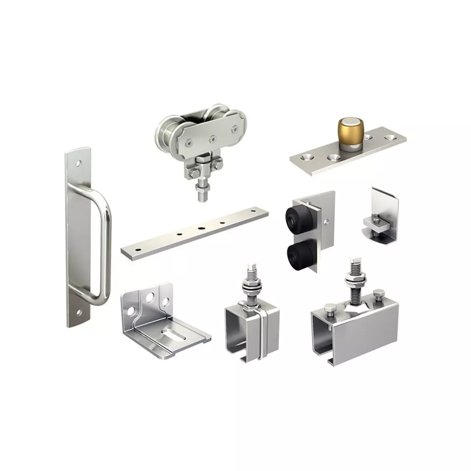 Garniture de roulettes, équerres,...