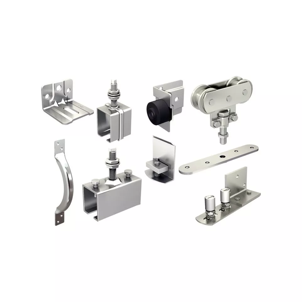 Garniture de roulettes, équerres,...