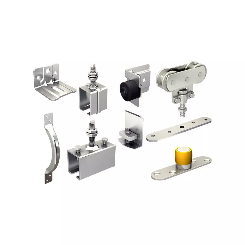 Garniture de roulettes, équerres,...