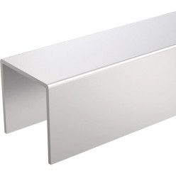 Profil de guidage inférieur "U" 30x30mm galvanisé lg.2m SPORTUB 5040/6255 / 2m