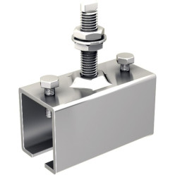 Support enveloppant d'extrémité à tige normale pour rail de roulement SPORTUB 5040 / pce